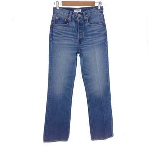 Re/Done 70s Bootcut High Rise Bootcut With Long Inseam Classic 5 Pocket Rigid 24
